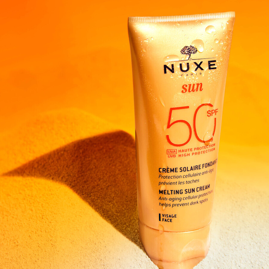 Nuxe Sun, crème solaire délicieuse pour le visage, SPF 50, 50 ml