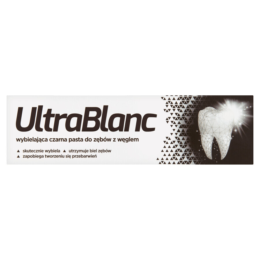 UltraBlanc, dentifrice blanchissant au charbon actif, 75 ml