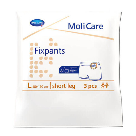 MoliCare Fixpants, culotte en filet, soutien, taille L, 80-120 cm, 3 pièces