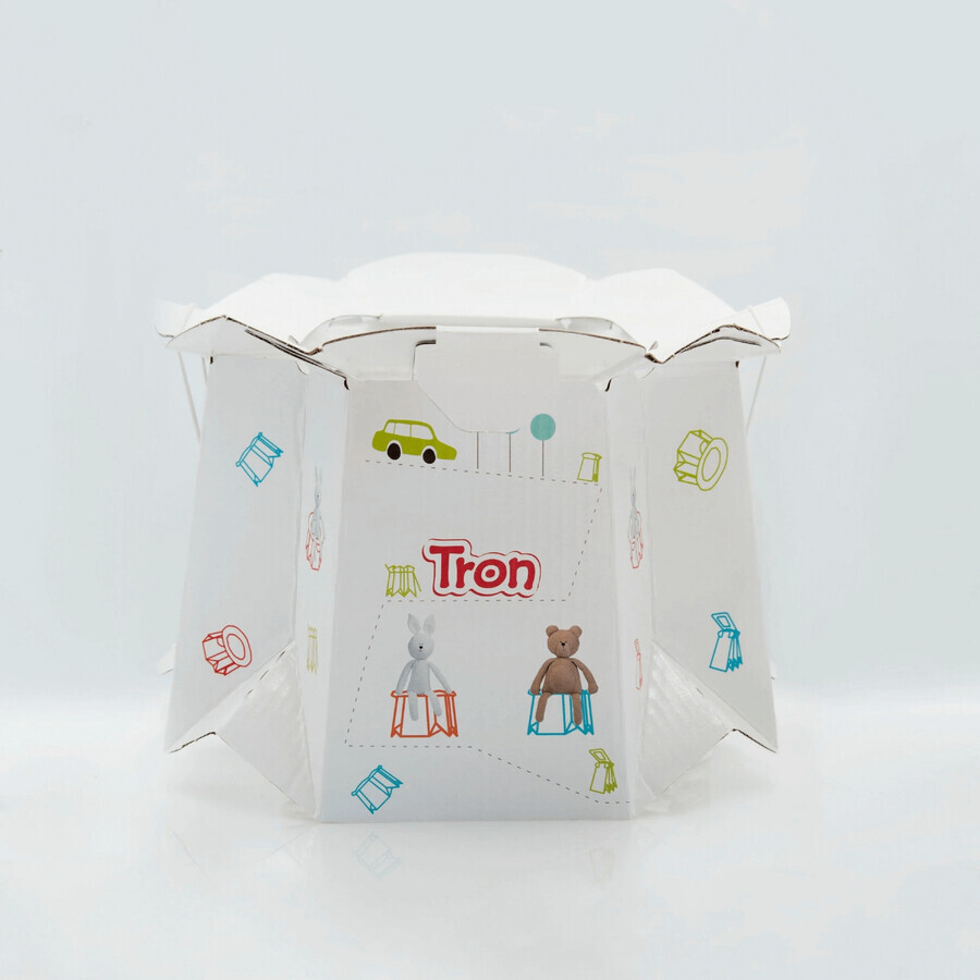 Tron Eko, pot de voyage jetable pour enfants, ourson et lapin, 1 pièce