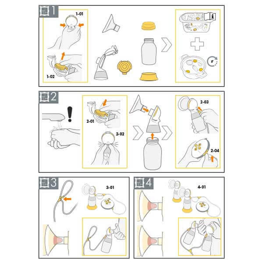 Medela Swing Maxi, tire-lait électrique pour deux seins, biphasé, 1 pc.