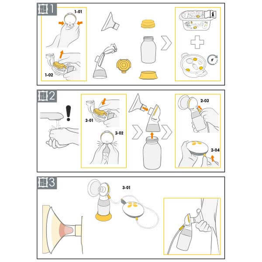 Medela Solo, tire-lait électrique, simple, biphasique, 1 pc.