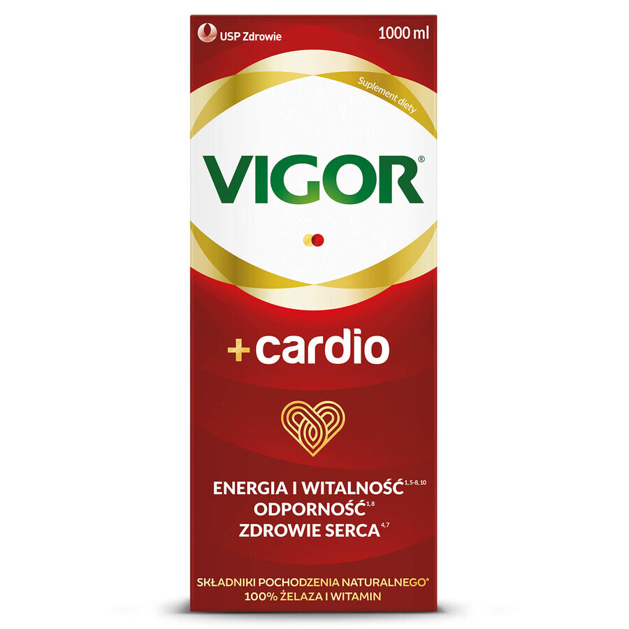 Vigor+ Cardio, tonic without alcohol, 1000 ml