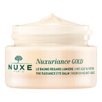 Nuxe Nuxuriance Gold, Baume illuminateur pour les yeux, peaux sèches, 15 ml