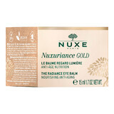 Nuxe Nuxuriance Gold, Baume illuminateur pour les yeux, peaux sèches, 15 ml