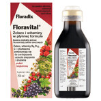 Floradix, Floravital, sans gluten, 250 ml