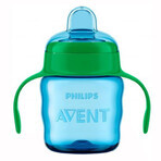 Avent, gobelet anti-goutte avec embout en silicone et poignées, bleu, SCF551/05, après 6 mois, 200 ml