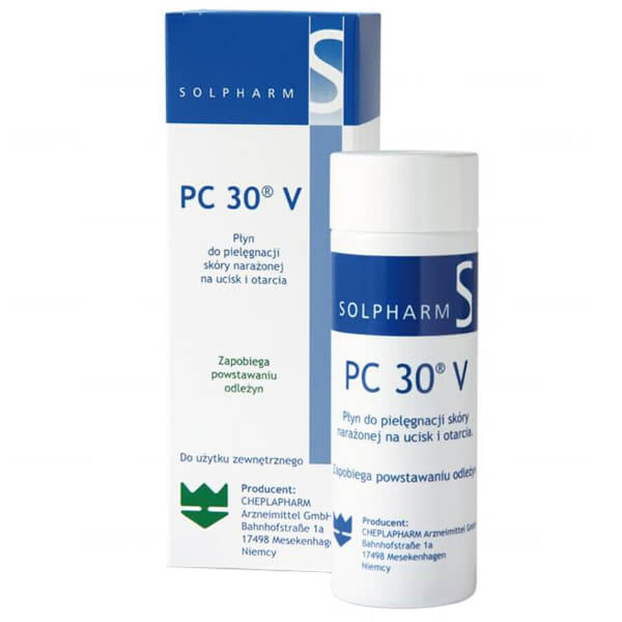 PC 30 V, fluide de soin pour les peaux soumises à la pression et à l'abrasion, 100 ml