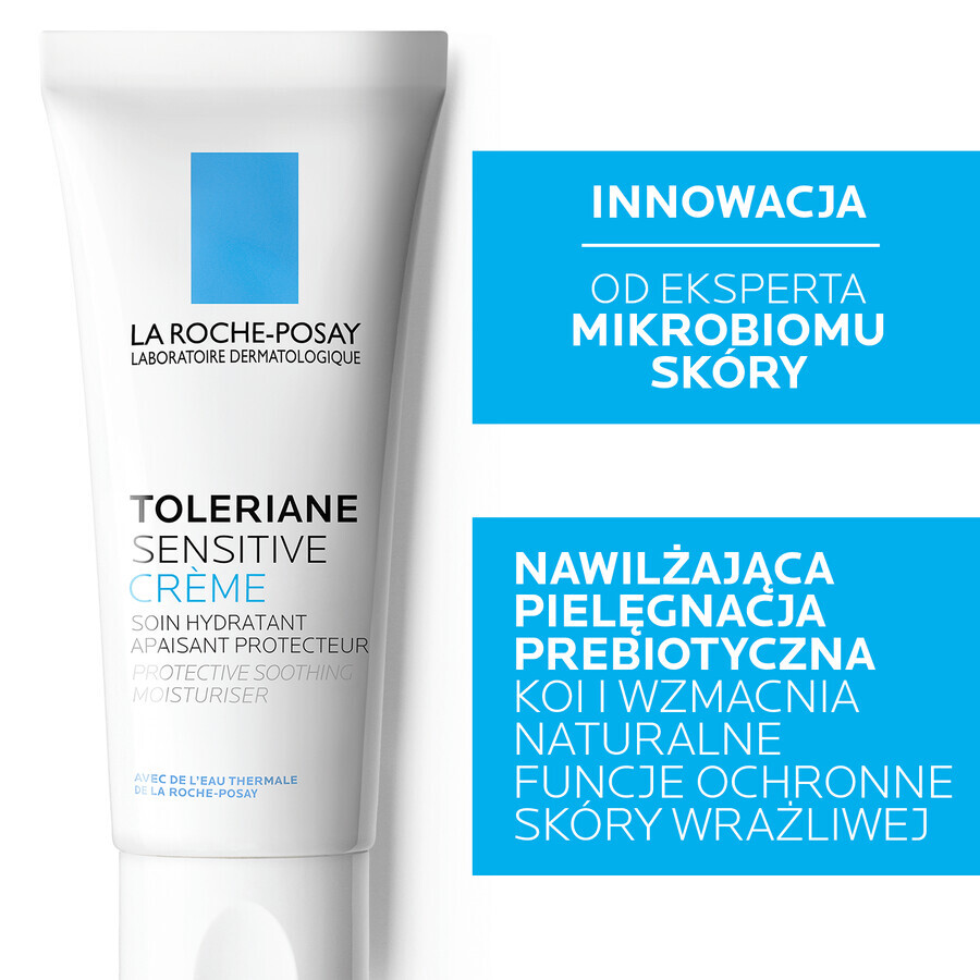 La Roche-Posay Toleriane Sensitive, crème hydratante, 40 ml