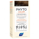 Phyto Color, teinture pour cheveux, 5.3 châtain clair, 50 ml