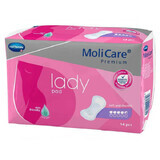 MoliCare Premium Lady Pad, coussinets absorbants anatomiques, 4,5 gouttes, 14 pièces