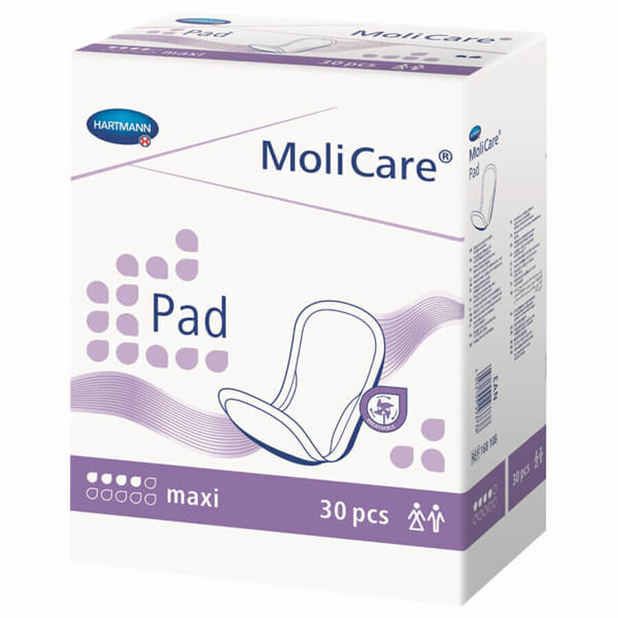 MoliCare Pad, coussinets absorbants, maxi, 4 gouttes, 30 pièces