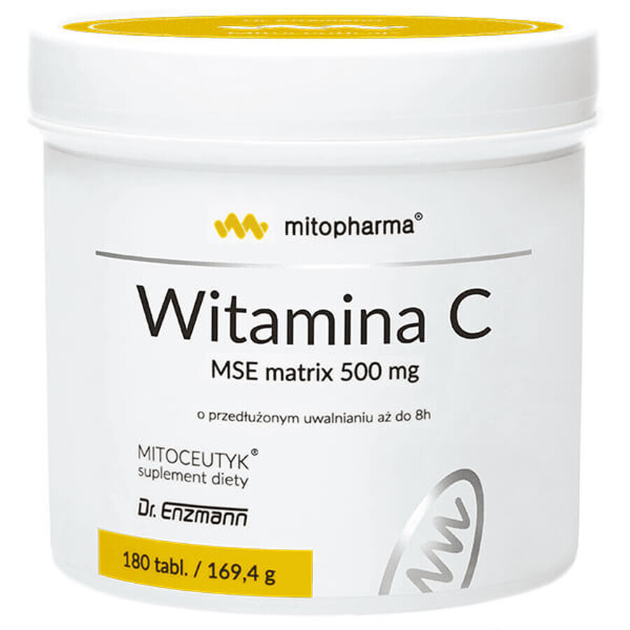 Mito-Pharma Vitamin C MSE Matrix 500 mg, 180 tablets