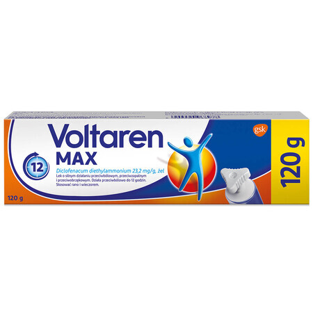 Voltaren Max 23,2 mg/g, gel, 120 g