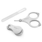 BabyOno, set de soins des ongles pour bébés et enfants, blanc, 398/03