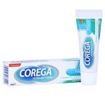 Corega Frisch, crème de fixation pour prothèses dentaires, menthe forte, 40 g