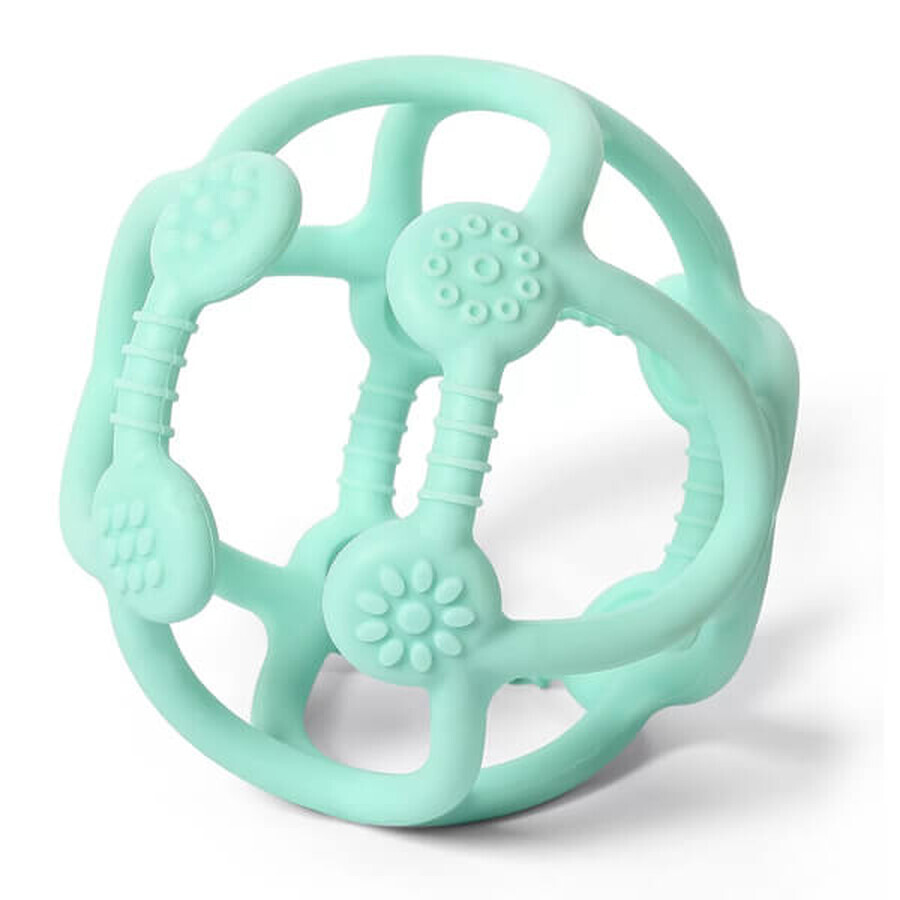 BabyOno Ortho, sucette en silicone, menthe, dès la naissance, 1 pc.