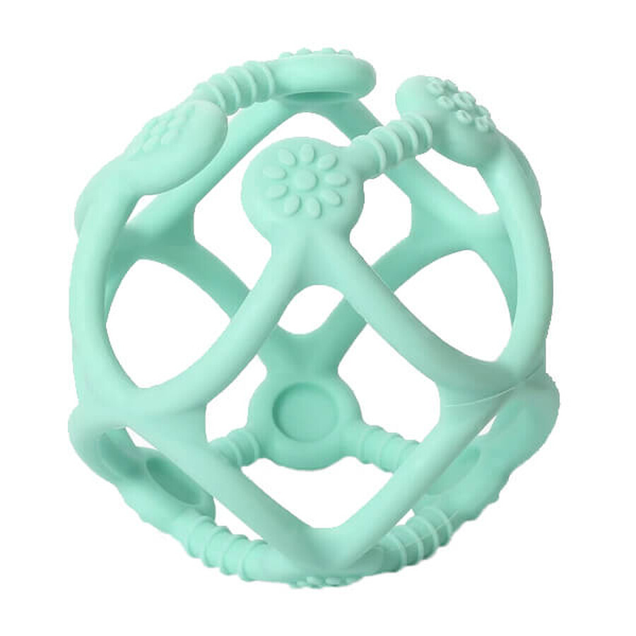 BabyOno Ortho, sucette en silicone, menthe, dès la naissance, 1 pc.