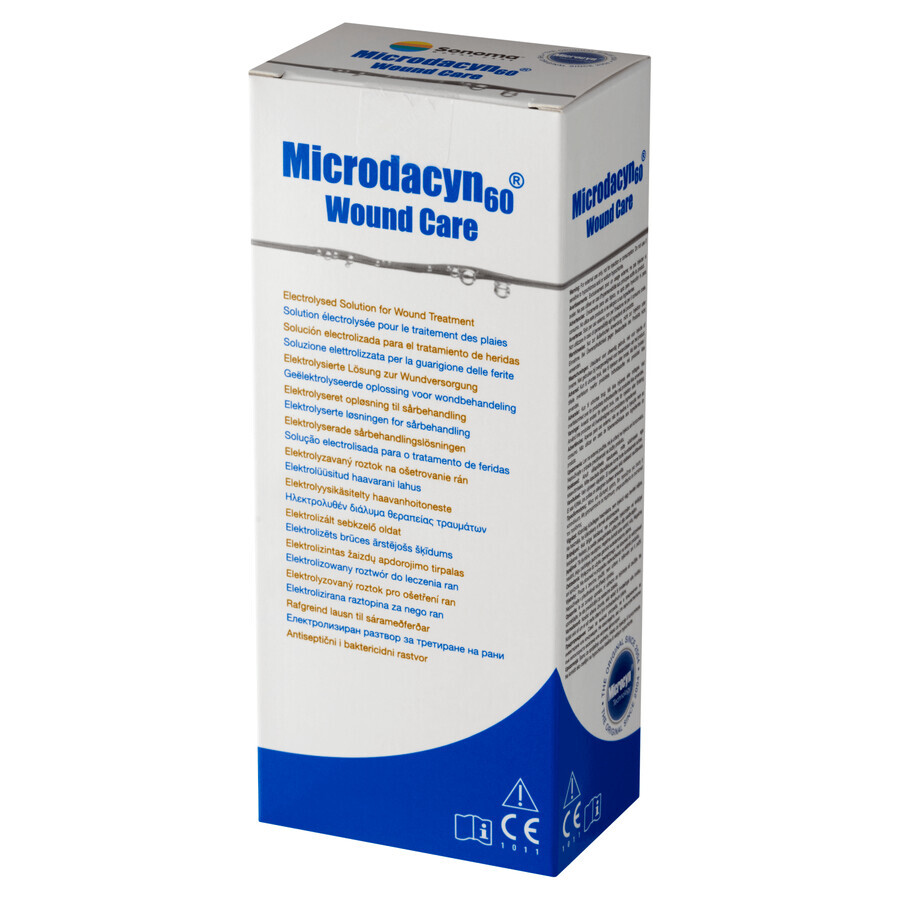 Microdacyn 60 Wound Care, electrolyzed solution for wound care, 100 ml