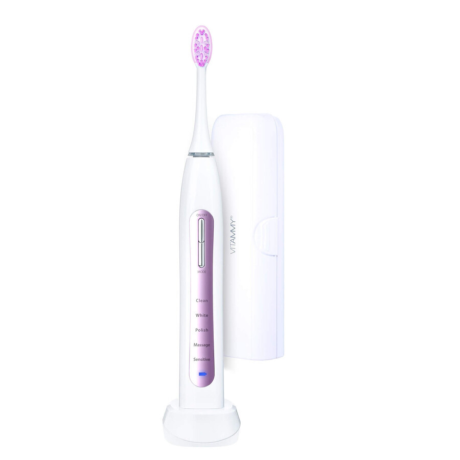 Vitammy Aurum Rose, brosse à dents sonique, rose + étui, 1 pièce