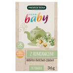 Premium Rosa Herbi Baby, fruit and herbal tea with chamomile, from 6 months, 20 sachets