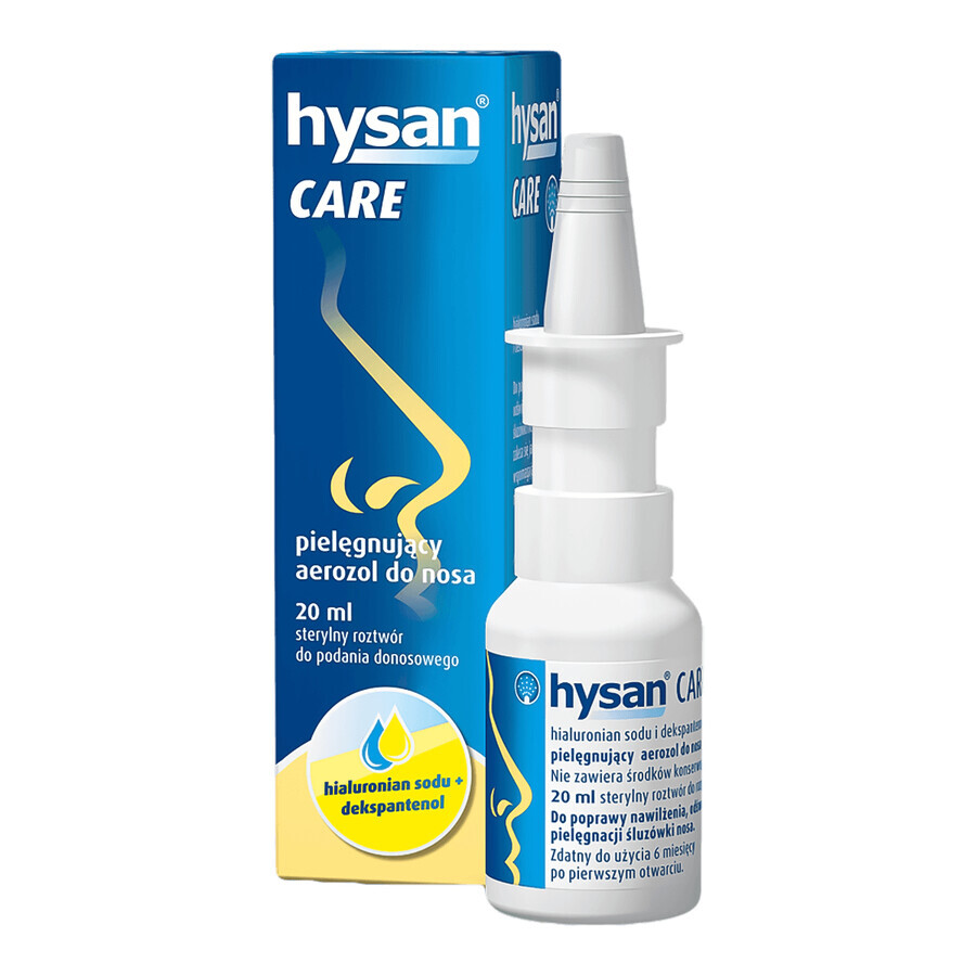 Hysan Care, spray nazal de îngrijire, 20 ml