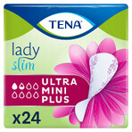 Tena Lady Slim, semelles urologiques, Ultra Mini Plus, 24 unités