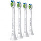 Philips, embouts de remplacement pour brosse &#224; dents sonique Sonicare W2c Optimal White Compact, HX6074/27, blanc, 4 pi&#232;ces