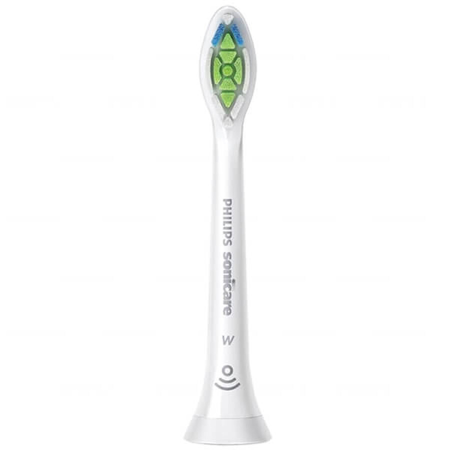 Philips, embouts de remplacement pour brosse à dents sonique Sonicare W2 Optimal White, HX6064/10, blanc, 4 pièces