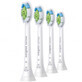 Philips, embouts de remplacement pour brosse &#224; dents sonique Sonicare W2 Optimal White, HX6064/10, blanc, 4 pi&#232;ces