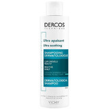 Vichy Dercos Ultra Soothing, shampooing ultra-apaisant, cheveux normaux et gras, 200 ml