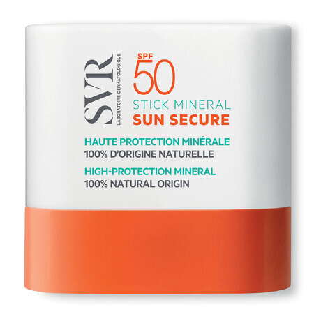 SVR Sun Secure, Mineral Stick, stick pour le corps, SPF 50+, 10 g