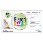 Biaron Baby 12m+, pour les enfants de plus de 12 mois, 30 gélules détachables EMBALLAGE DEFECTUEUX