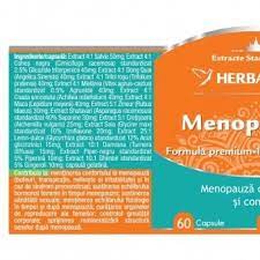 Ménopause, 60 gélules, Herbagetica