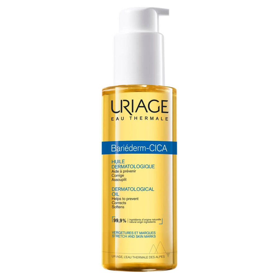 Uriage Bariederm, huile de cica pour les vergetures et les cicatrices, 100 ml