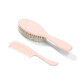 BabyOno, brosse &#224; cheveux avec poils naturels super doux et peigne, d&#232;s la naissance, 568/04, rose