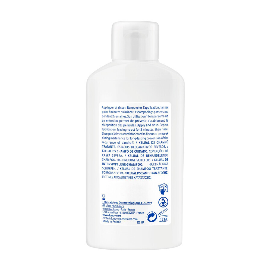 Ducray Kelual DS, shampooing antipelliculaire, états pelliculaires sévères, 100 ml