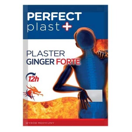 Perfect Plast+ Ginger Forte, gesso riscaldante, 12 cm x 18 cm, 1 pezzo