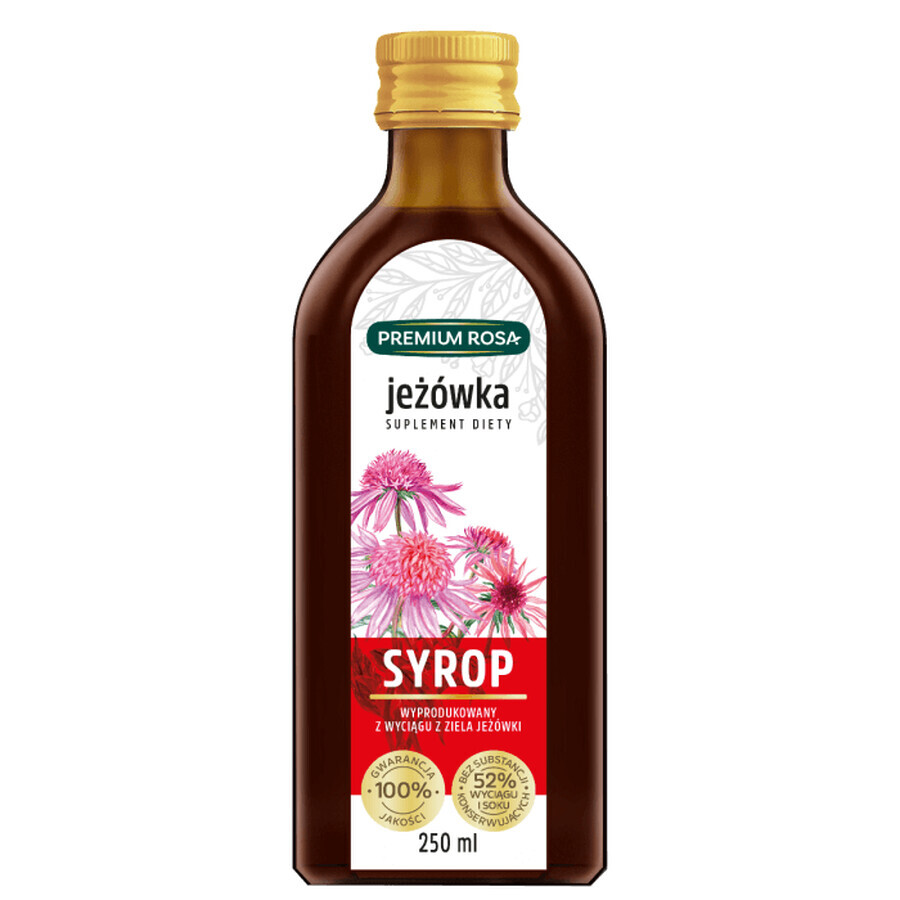 Premium Rosa Coneflower, sirop, 250 ml