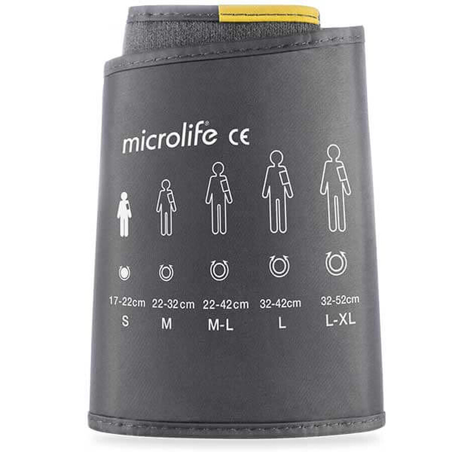 Microlife, manguito para tensiómetros serie B, negro, talla S, 17-22 cm, 1 pieza