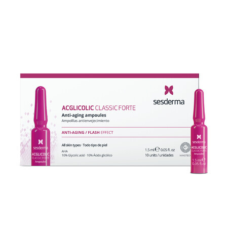 Sesderma Acglicolic Classic Forte, 1,5 ml x 10 fiale 