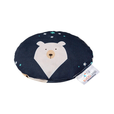 Bocioland Cherry Beans Round Hot Water Bottle 13cm Polar Bear 1pc