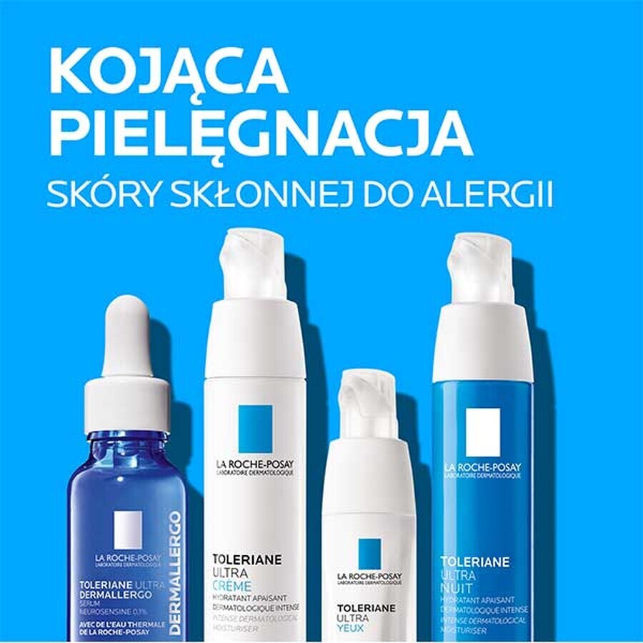 La Roche-Posay Toleriane Ultra Dermallergo, sérum hydratant apaisant, peaux sensibles et allergiques, 20 ml