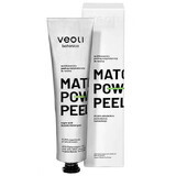 Veoli Botanica Matcha Power Peel, gommage enzymatique du visage, multi-acides, 75 ml