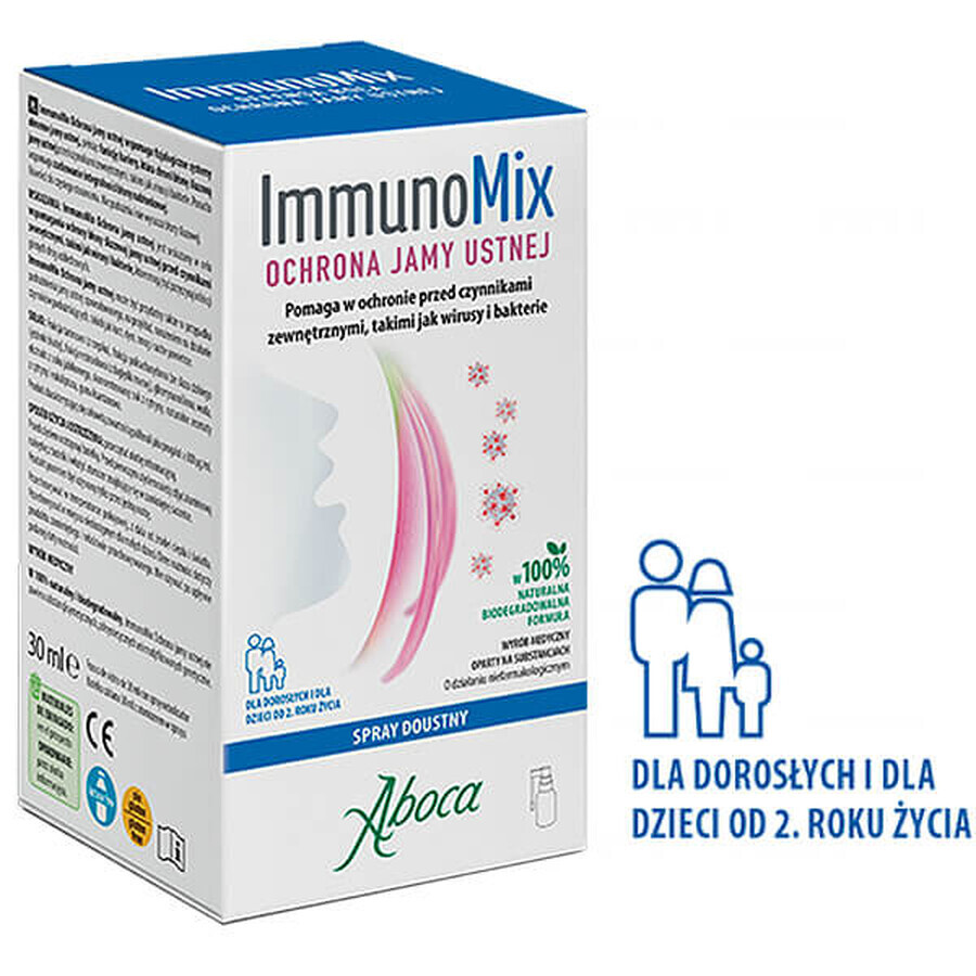 ImmunoMix Oral Protection, spray oral pour adultes et enfants à partir de 2 ans, 30 ml