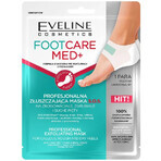 Eveline Cosmetics Foot Care Med+ SOS Professional Exfoliating Mask for Callus, Callus and Dry Heels 1 Pair