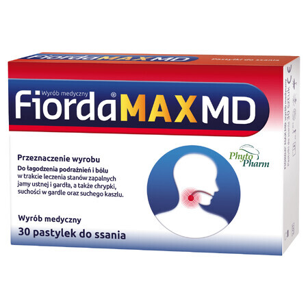 Fiorda Max MD, 30 pastilles