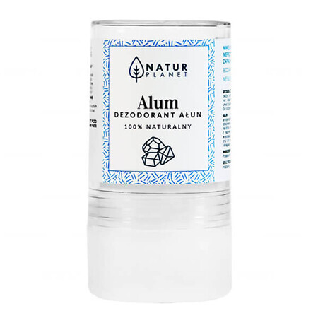 Natur Planet Alum, stick anti-transpiration à l'alun, 125 g