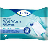 Tena ProSkin Wet Wash Gloves, serviettes hygiéniques humidifiées, 8 pcs