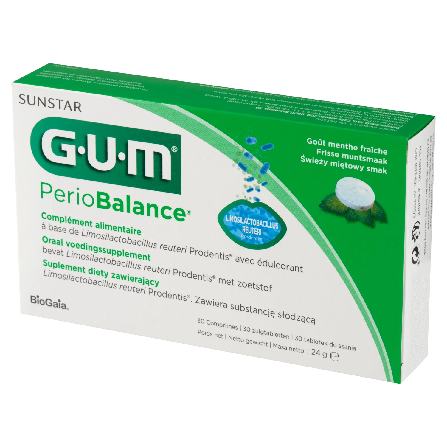 Gum Periobalance Pastilles A Sucer Menthe 30 Comprimes - Image 5